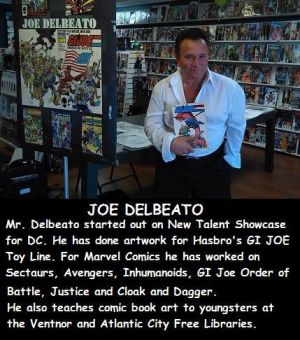 Joe is an amazing artist, with stand out credits on diverse comics like the Avengers, Chuck Norris, Gi Joe and Mask just to name a few. Not only is Joe an amazing artist, he is an incredible guy who is a pleasure to talk to.